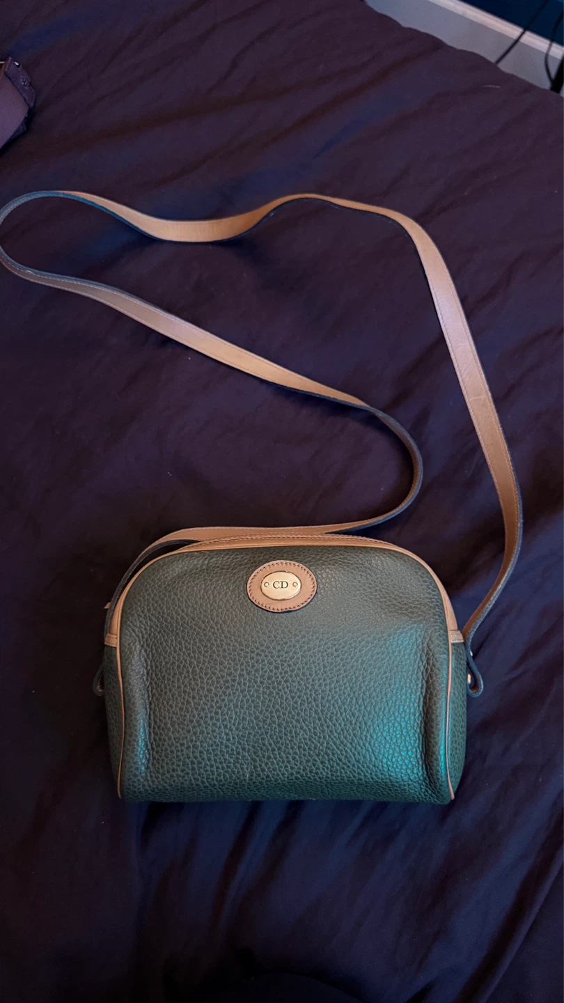 Vintage Dior Green Leather Bag - photo 2