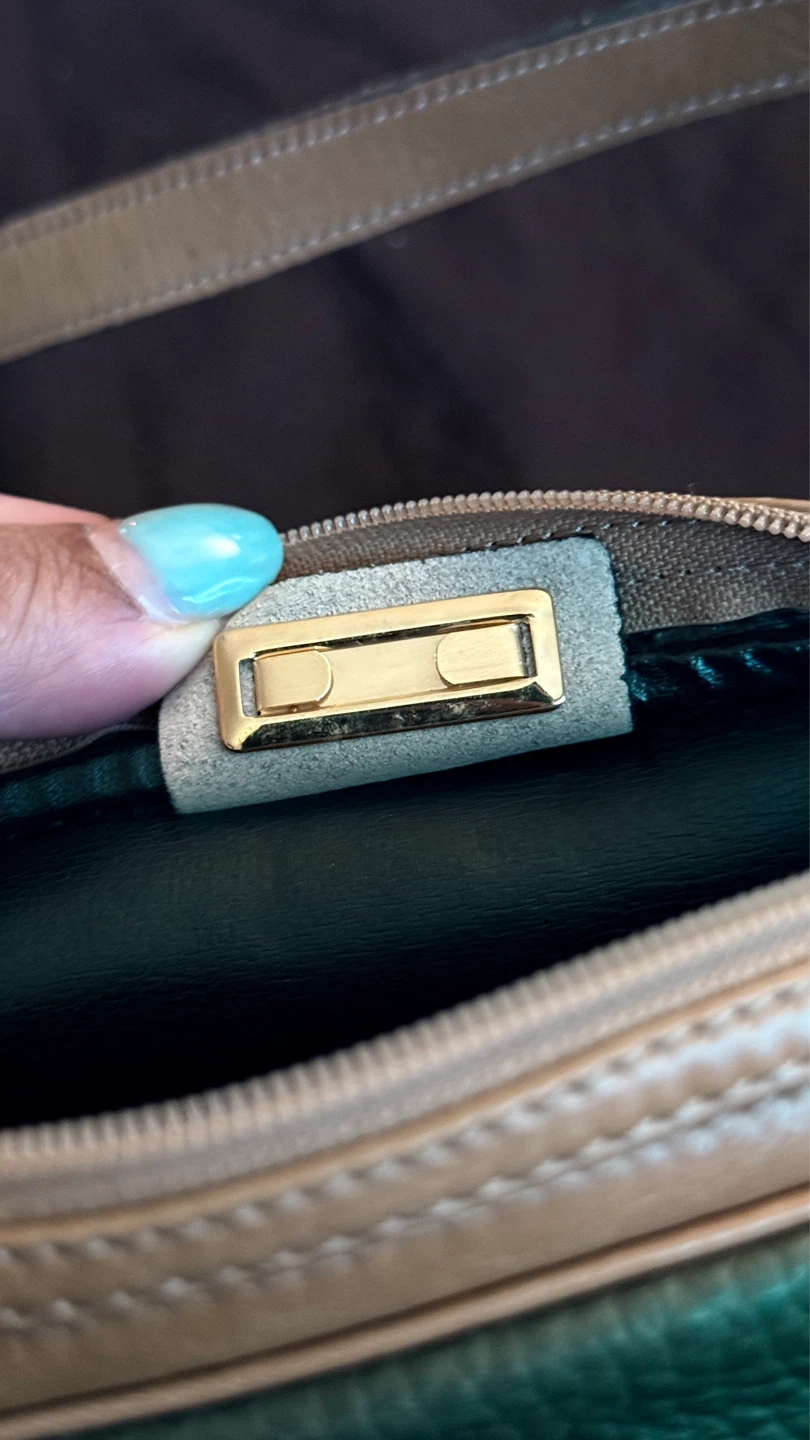 Vintage Dior Green Leather Bag - photo 5