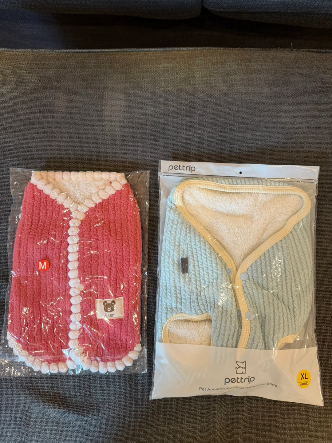 Pettrip Pet Clothing Bundle (M & XL)