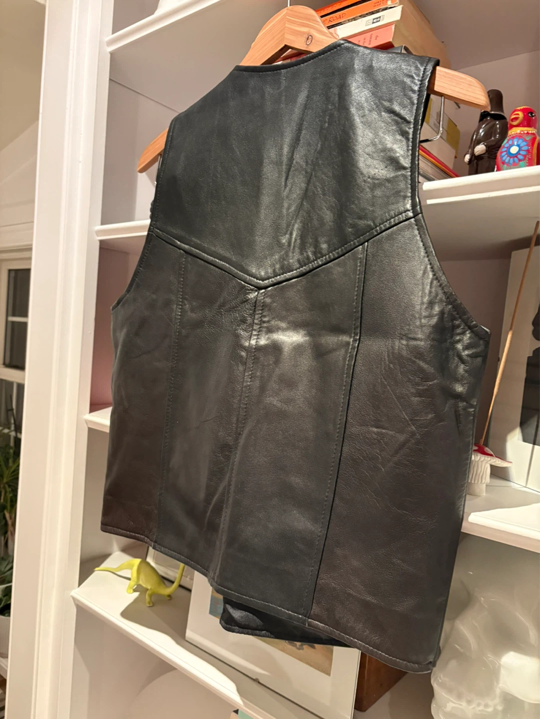 Black Leather Vest - photo 3