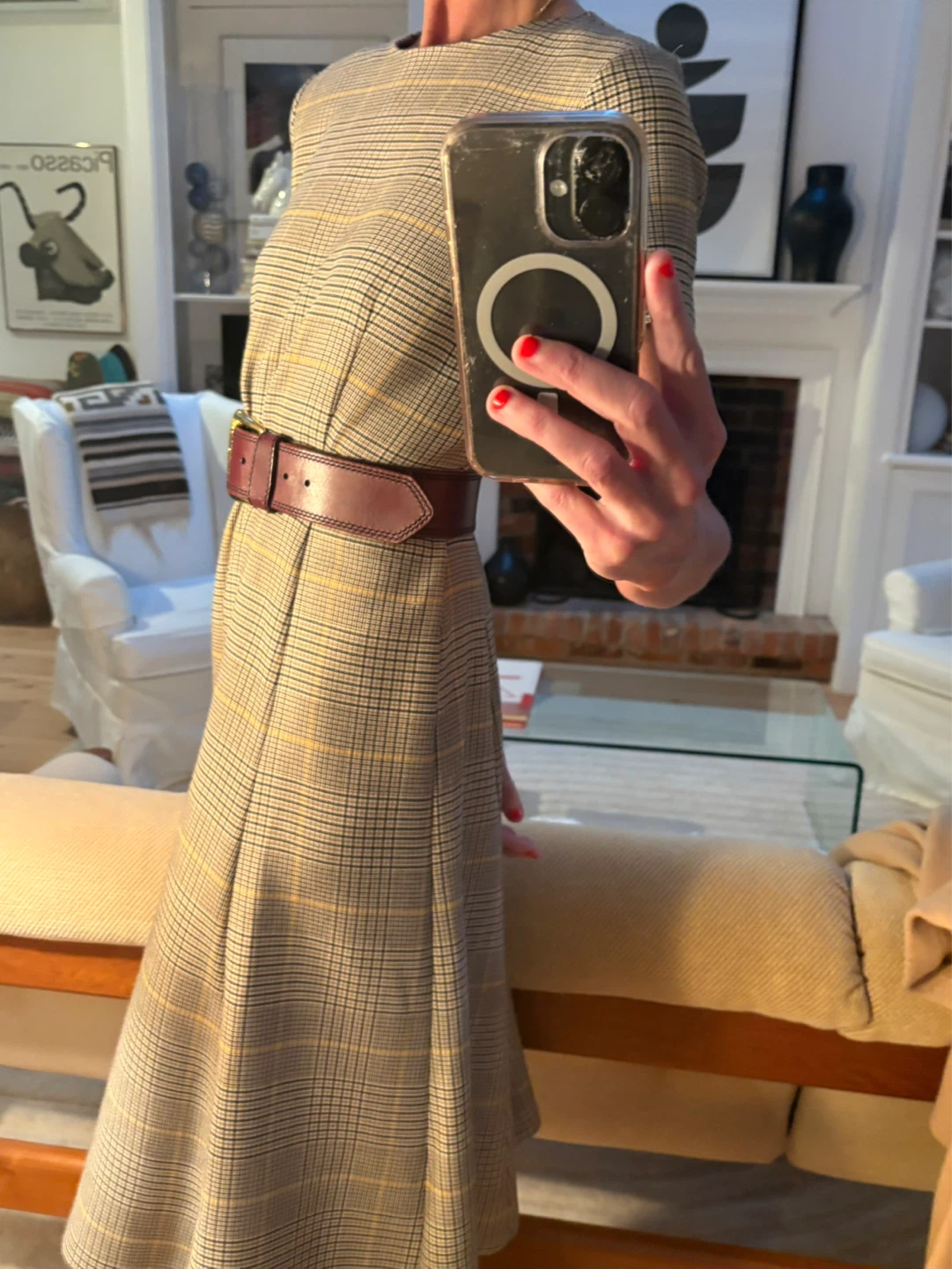 Ann Taylor Plaid Dress - photo 4