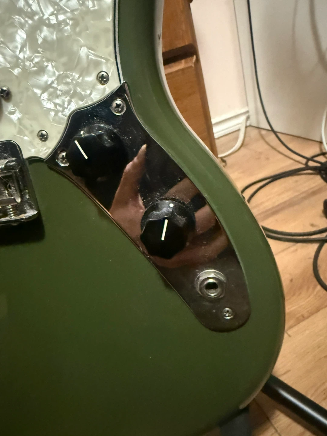 2019 Mexican Fender Mustang — Olive green - photo 4