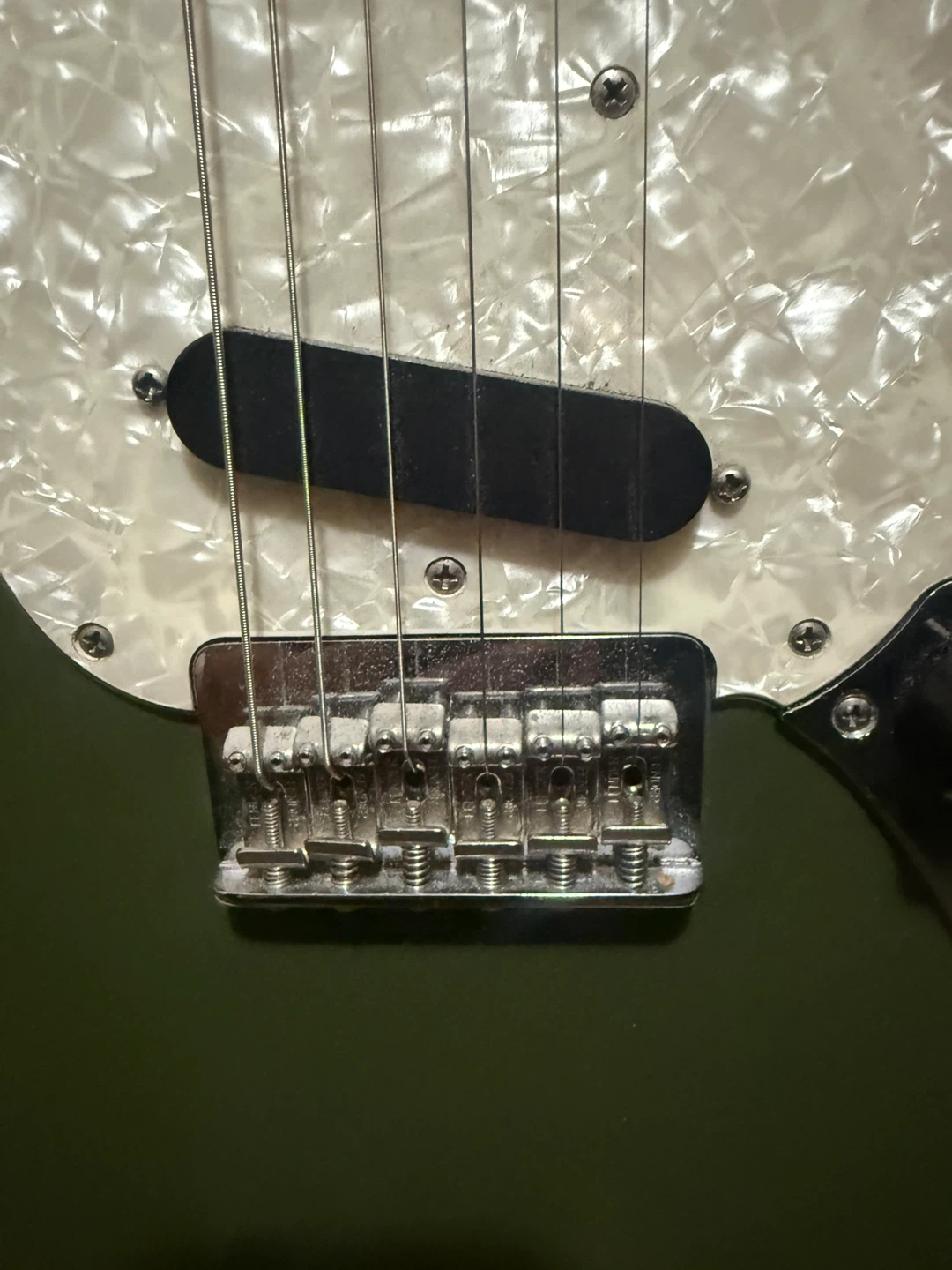 2019 Mexican Fender Mustang — Olive green - photo 5