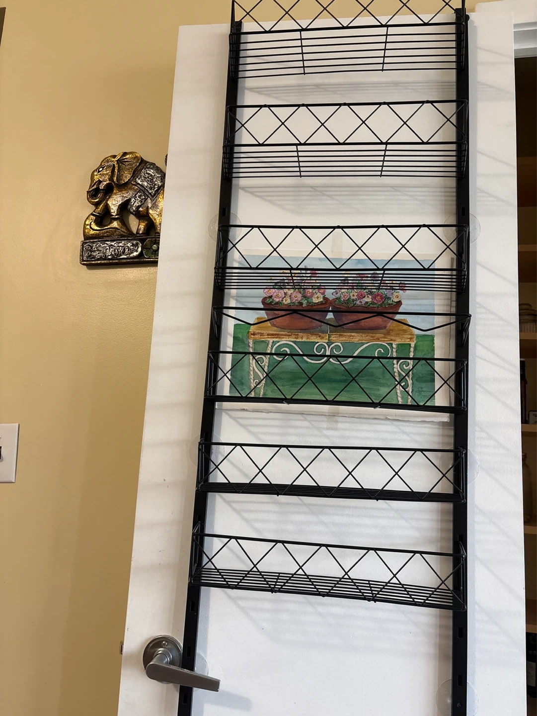 ⚽️Black 6Tier Over-the-Door Wire Storage Rack - photo 4