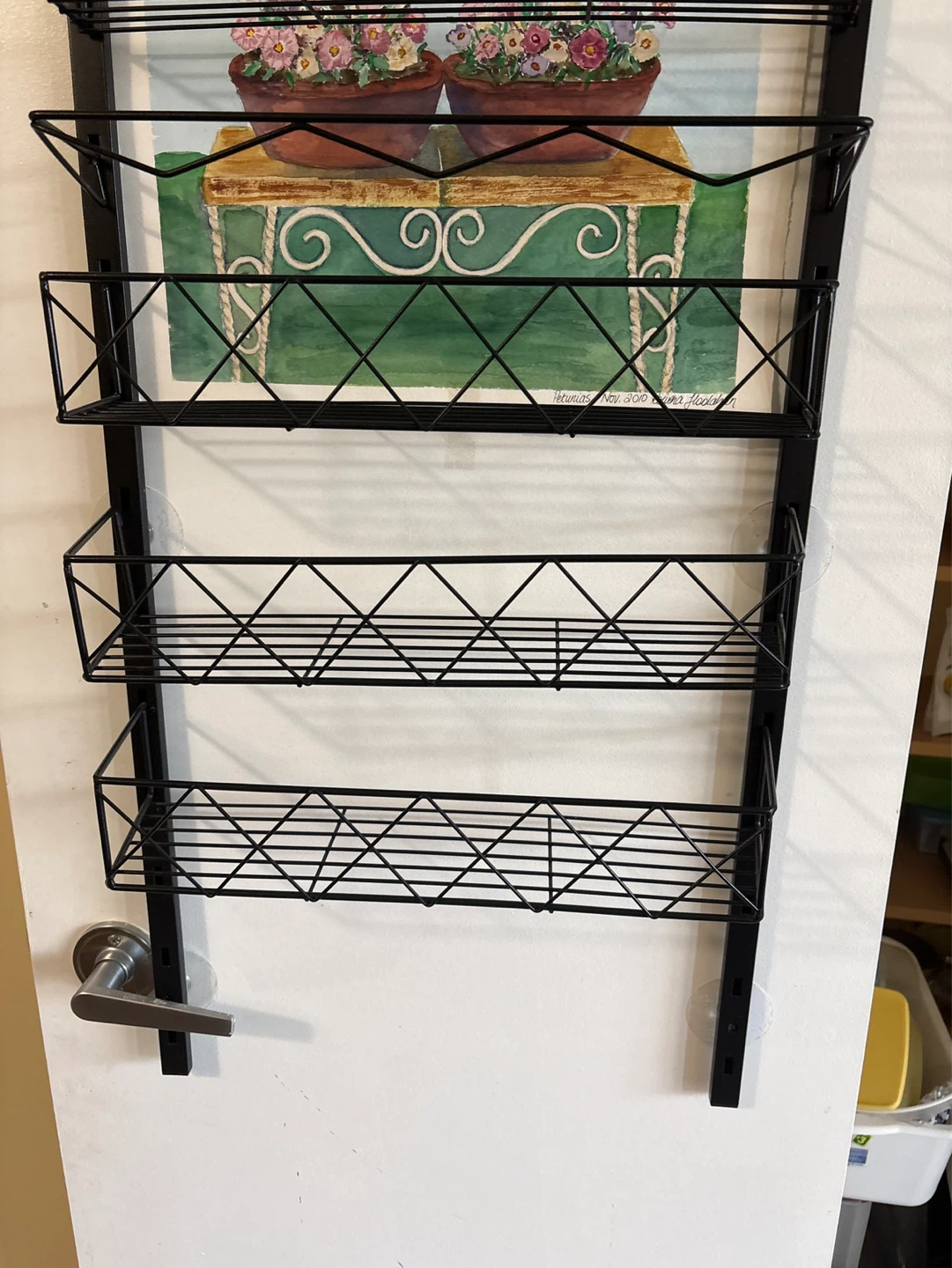 ⚽️Black 6Tier Over-the-Door Wire Storage Rack - photo 2