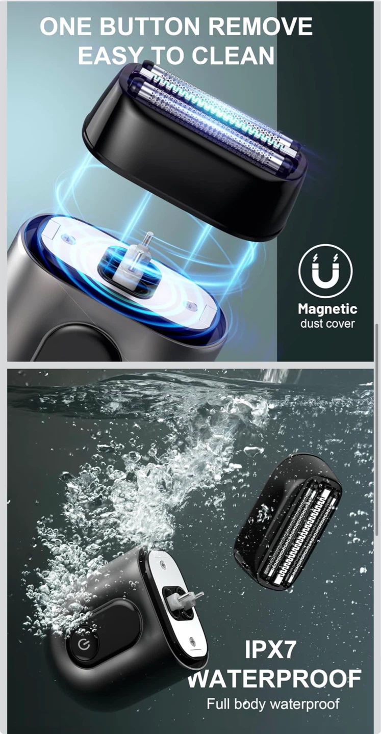 Mini Portable Electric Shaver FK-707 - photo 3