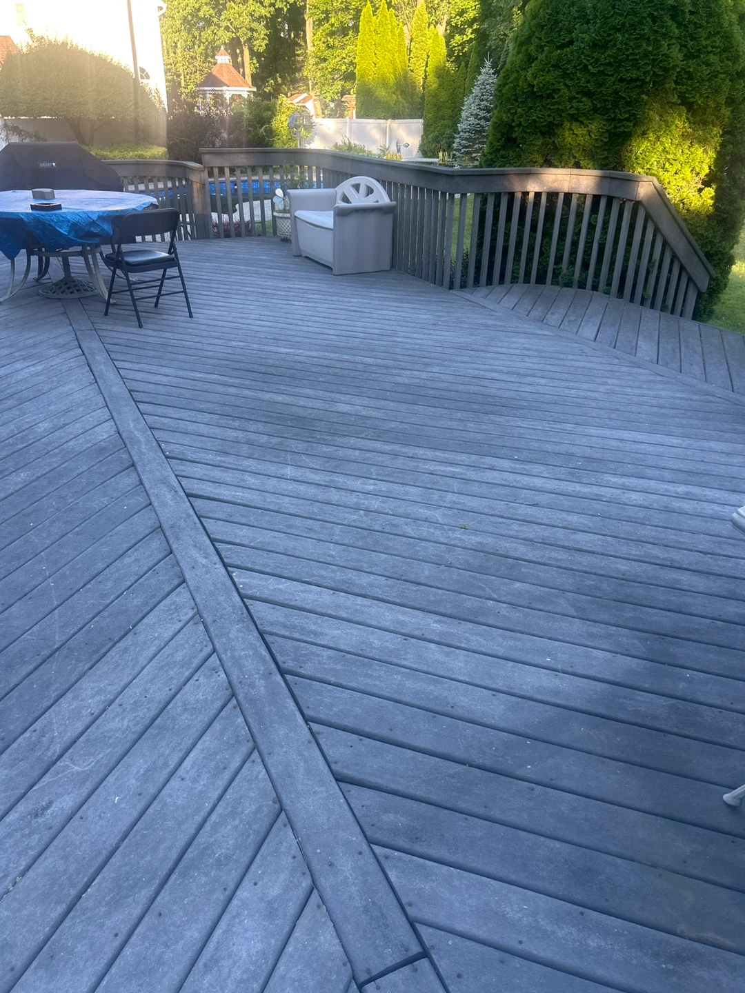 Gray Composite Decking with Stairs - photo 5