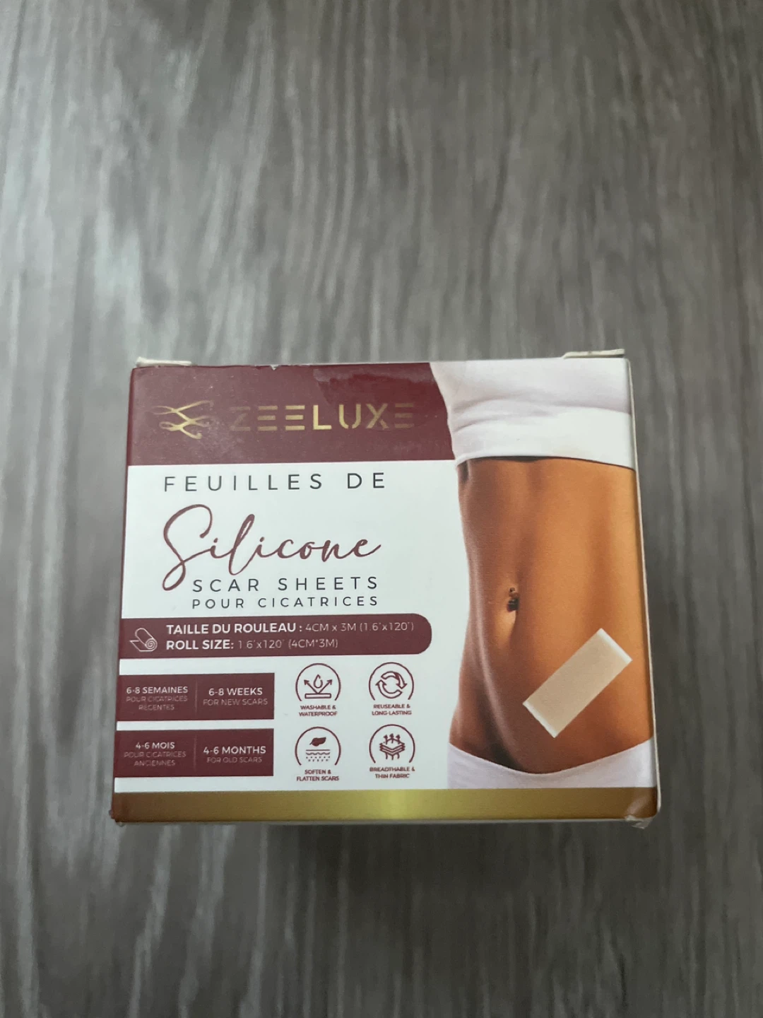 ZEELUXE Silicone Scar Sheets - 4CM x 3M - photo 4