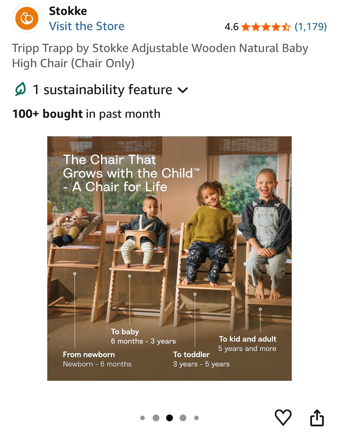 High Chair Stokke trip trapp - photo 2
