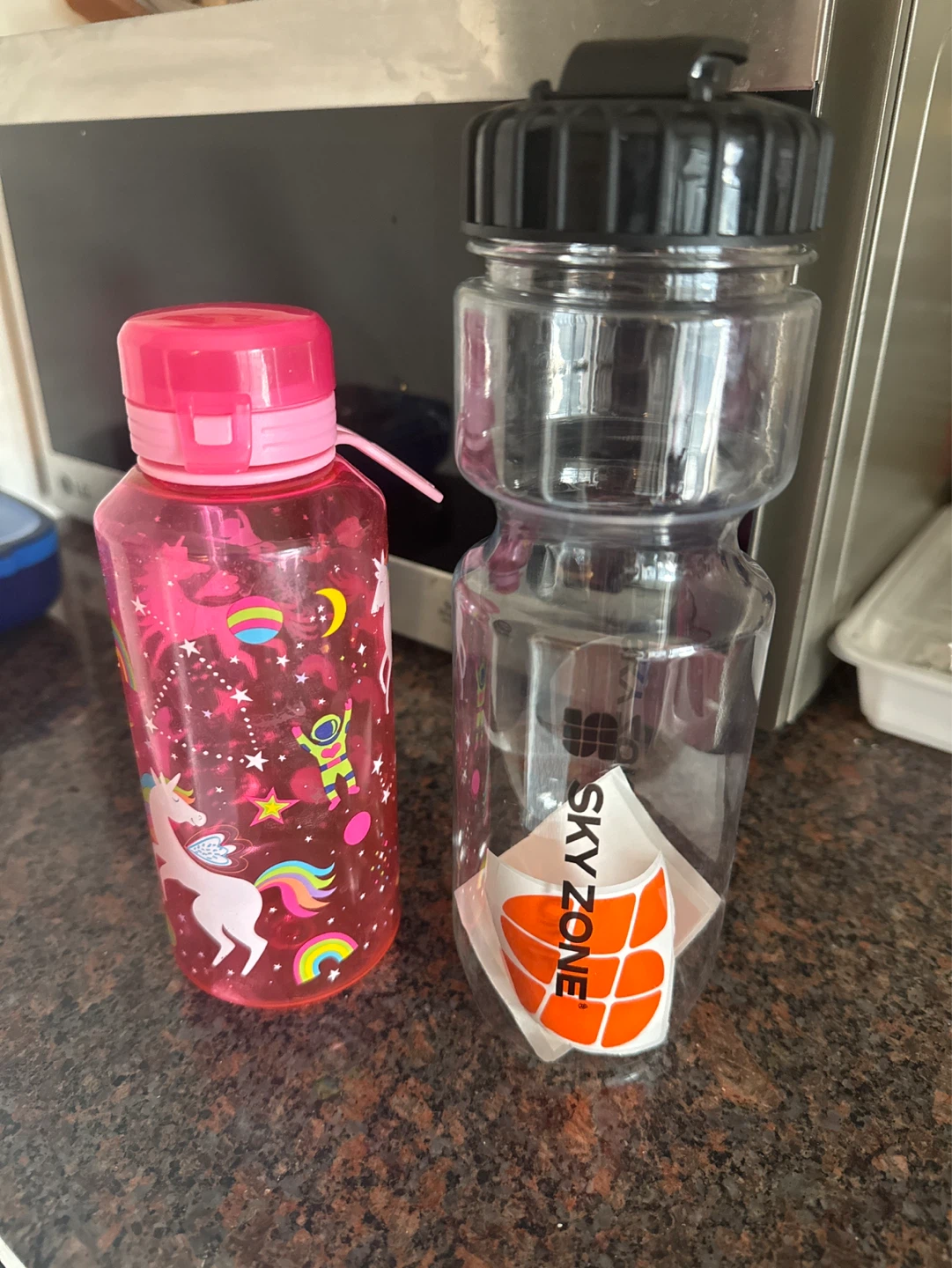 Kids' Unicorn & Space Water Bottle with Sky Zone Bottle