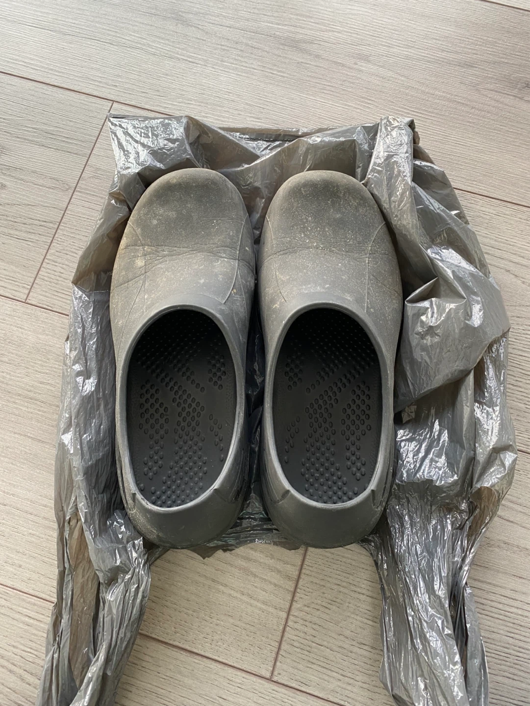Grey Clogs