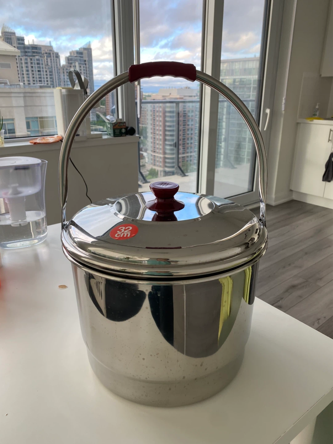 Stainless Steel Pot with Lid - photo 2