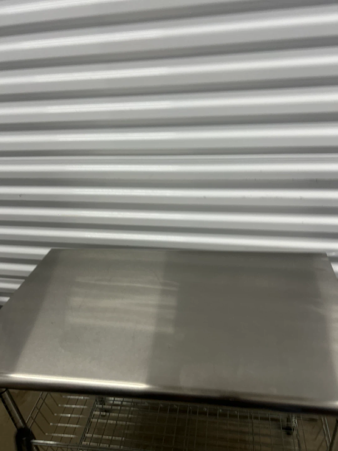Stainless Steel Kitchen Cart with Shelves - photo 3