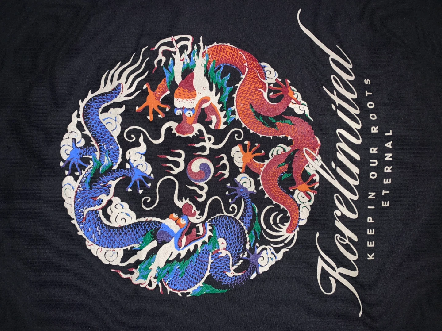 Korelimited Black Dragon Graphic Sweatshirt XL - photo 3