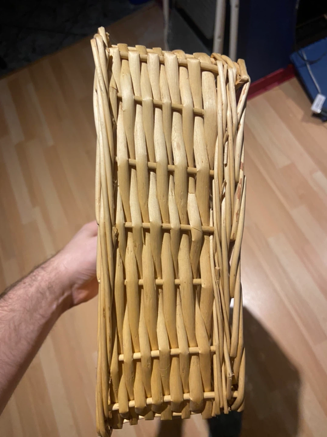 Wicker storage basket - photo 3