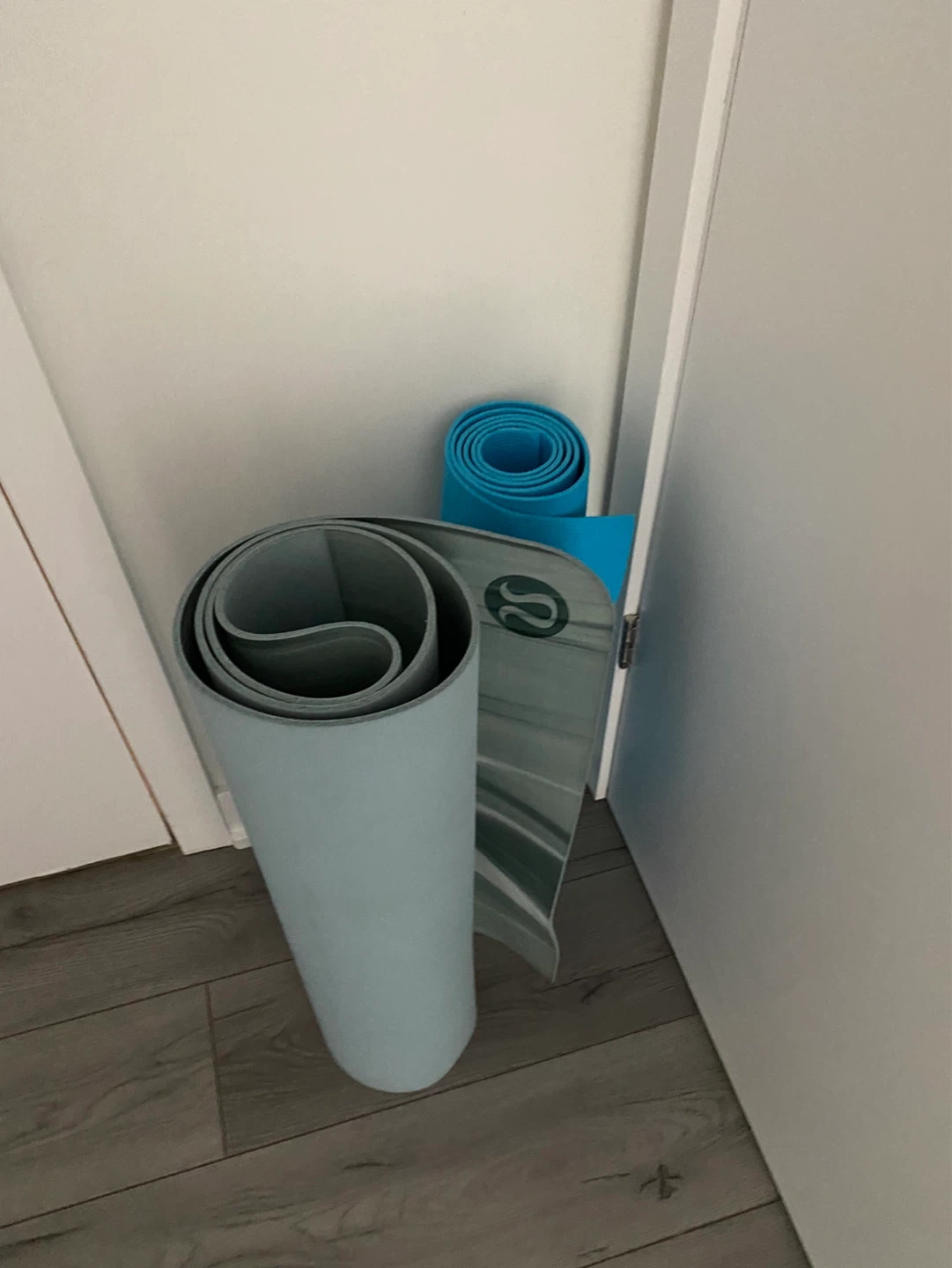 Lululemon Yoga Mat (1) & Other Yoga Mat (1) - Light Blue & Teal