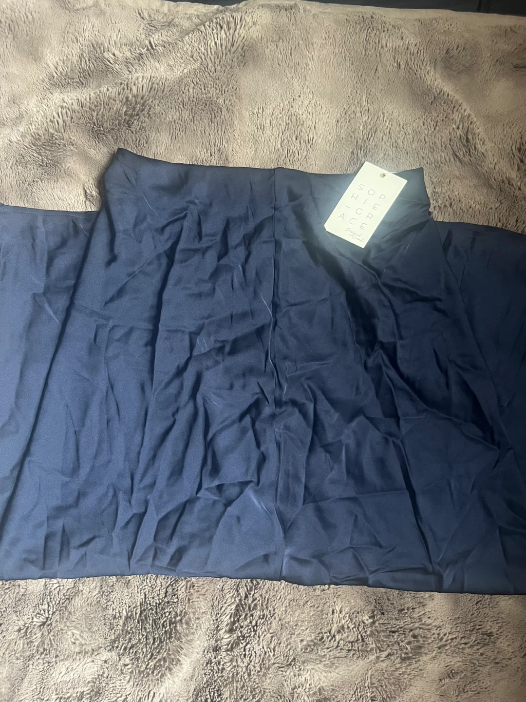 SOPHIE GRACE Navy Blue Midi Skirt - photo 3