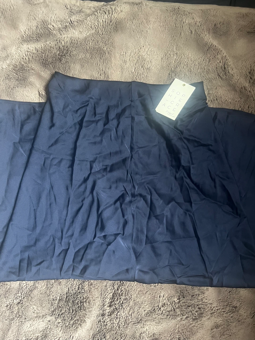 SOPHIE GRACE Navy Blue Midi Skirt - photo 2