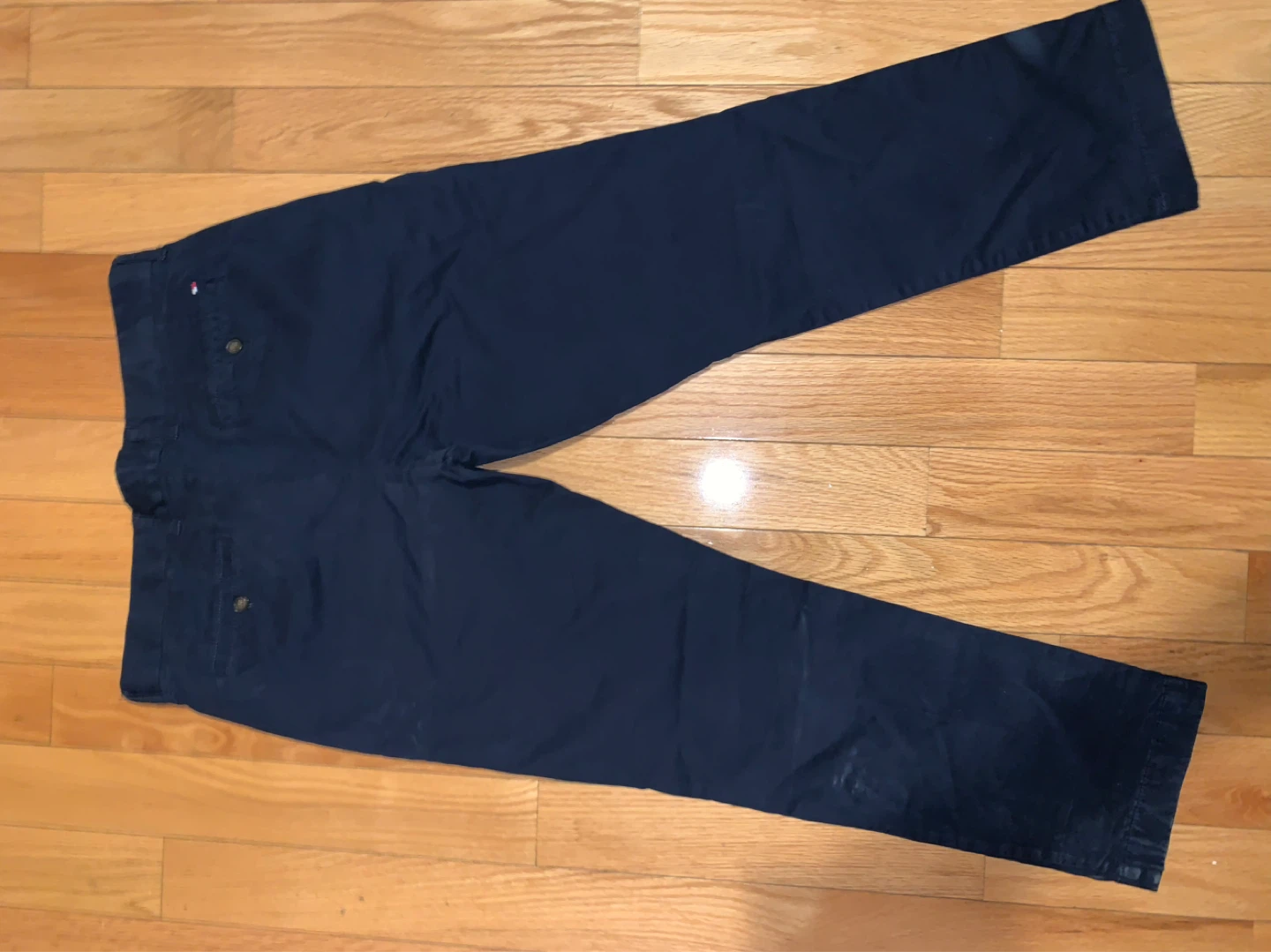 Tommy Hilfiger Tailored Fit Navy Chinos Size 34/30 - photo 2