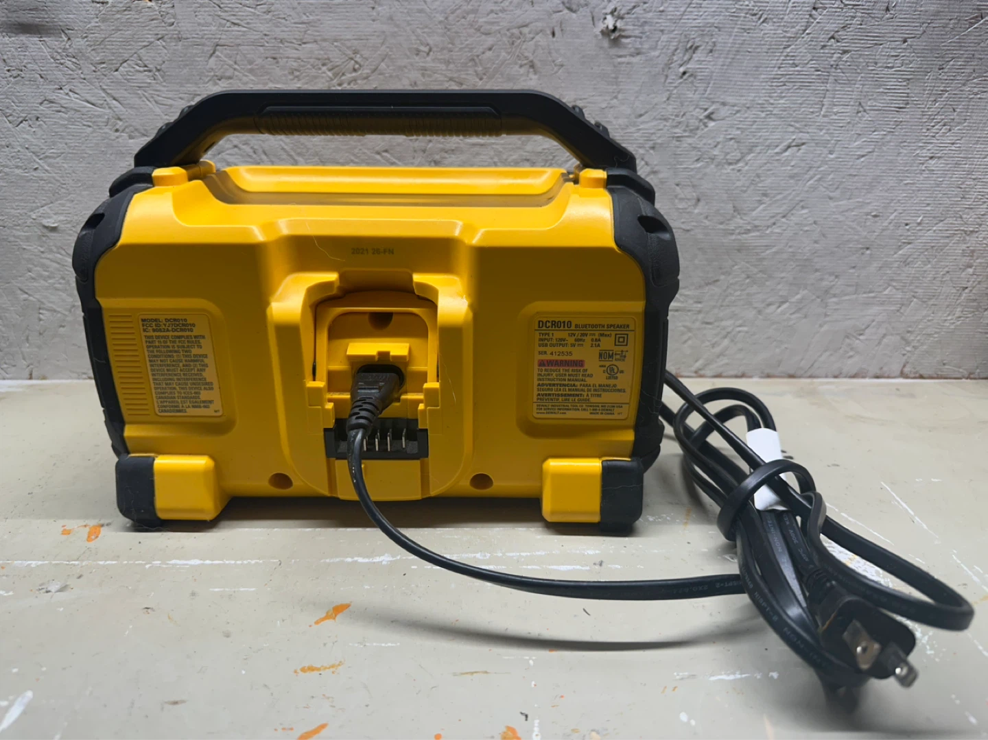 DEWALT 12V/20V MAX Cordless/Corded Worksite Bluetooth Speaker - photo 5