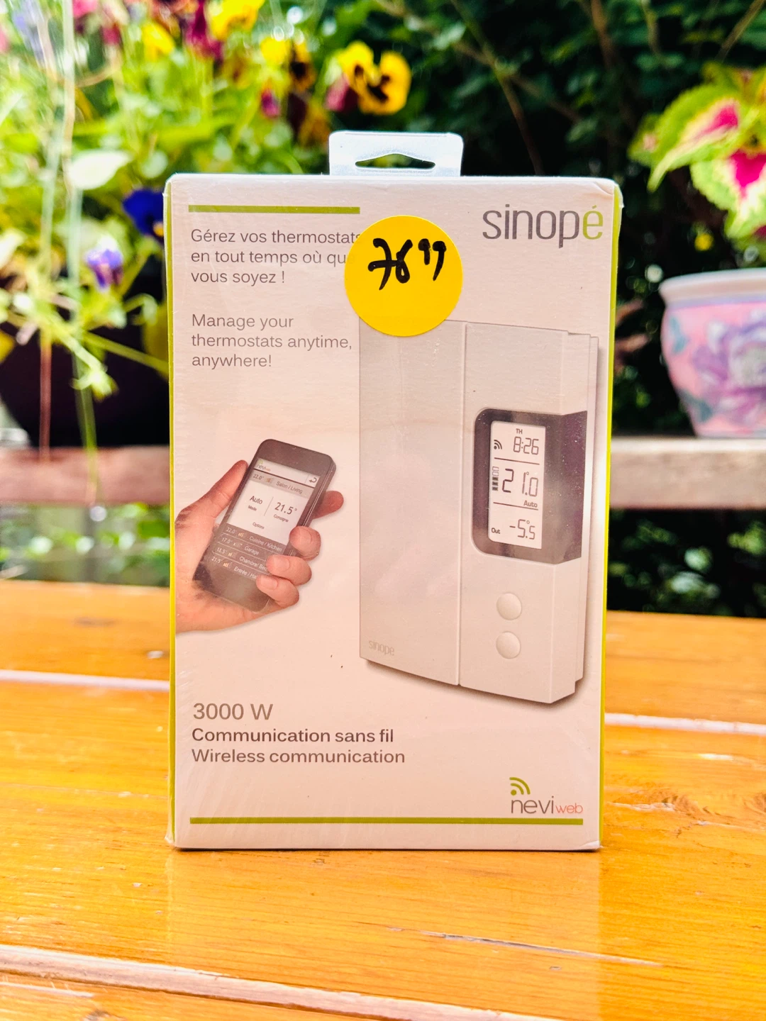 New Sinope Electric Heating Thermostat Wireless Communication