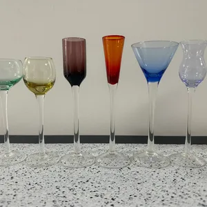 Vintage Colourful Shot gGlasses Set