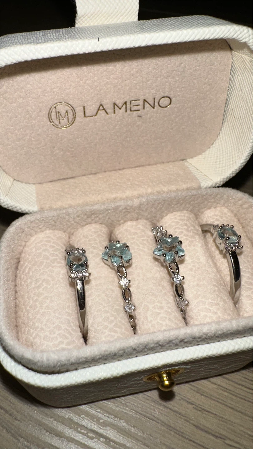 LA MENO 4-Piece Ring Set