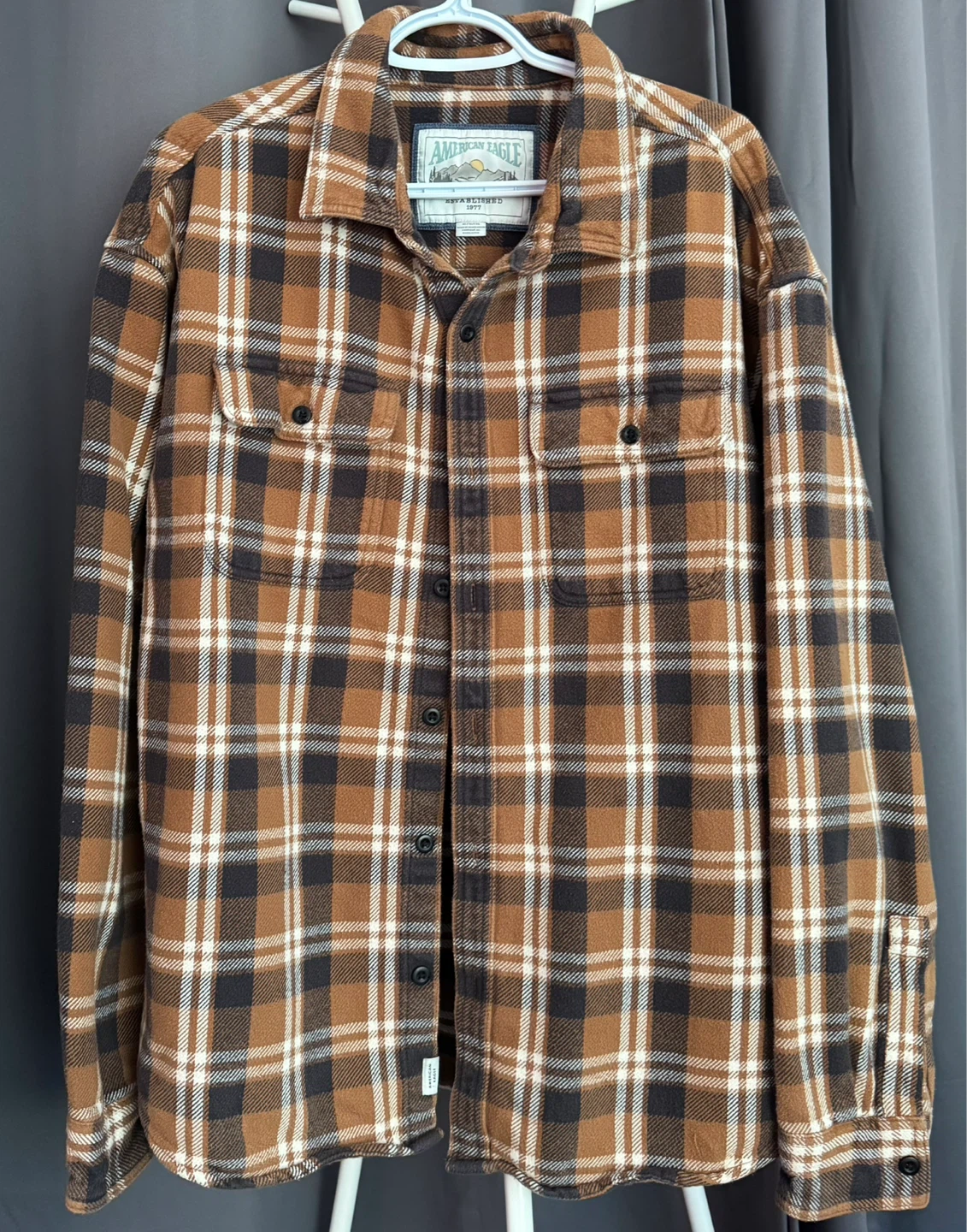 American Eagle Plaid Flannel Shirt