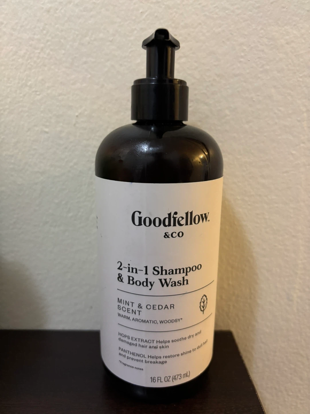 NEW-Goodfellow 2-in-1 Shampoo & Body Wash Mint & Cedar Scent