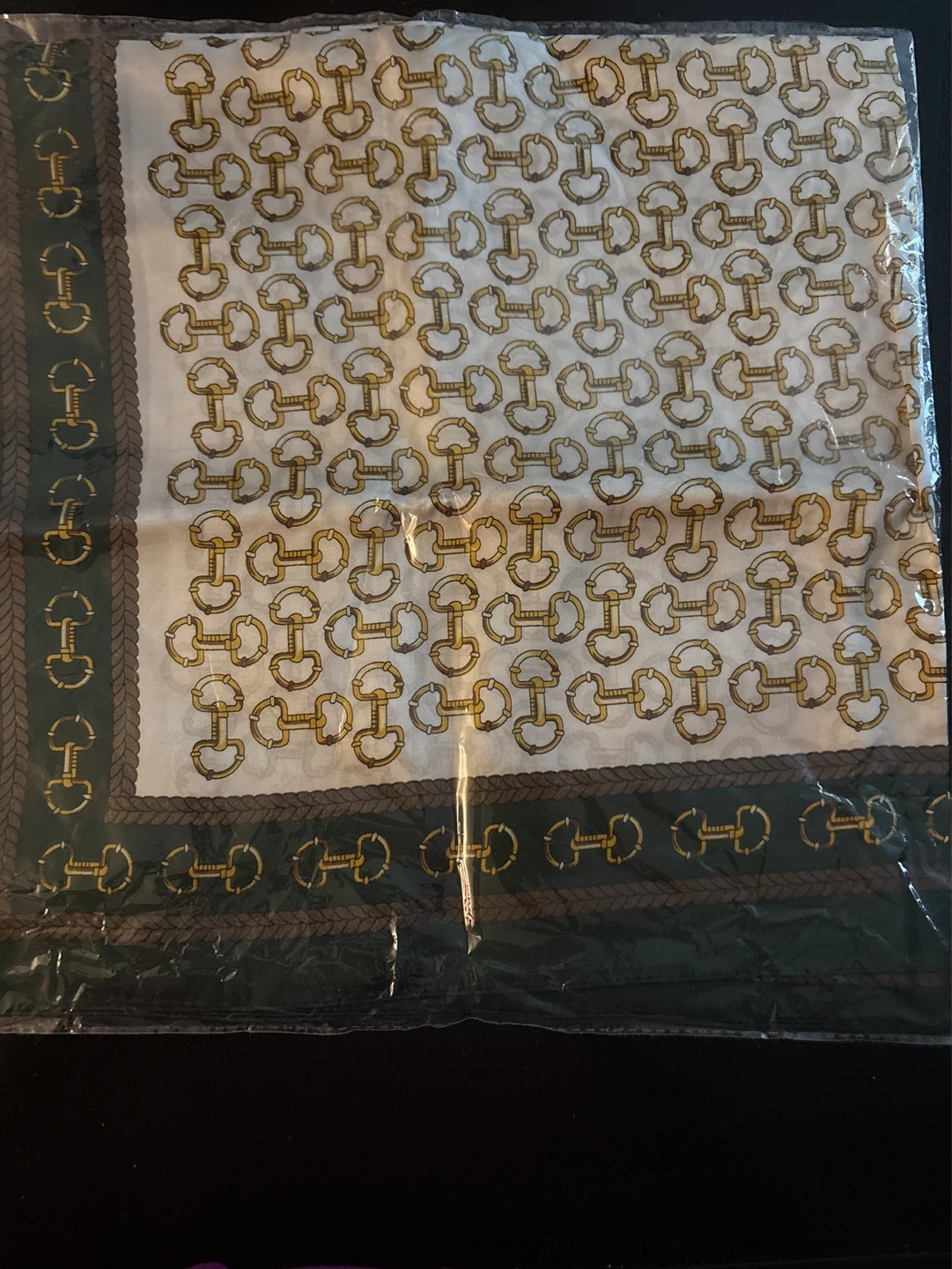 ⚽️ NEW Silklike Scarf with Bit Pattern - photo 4