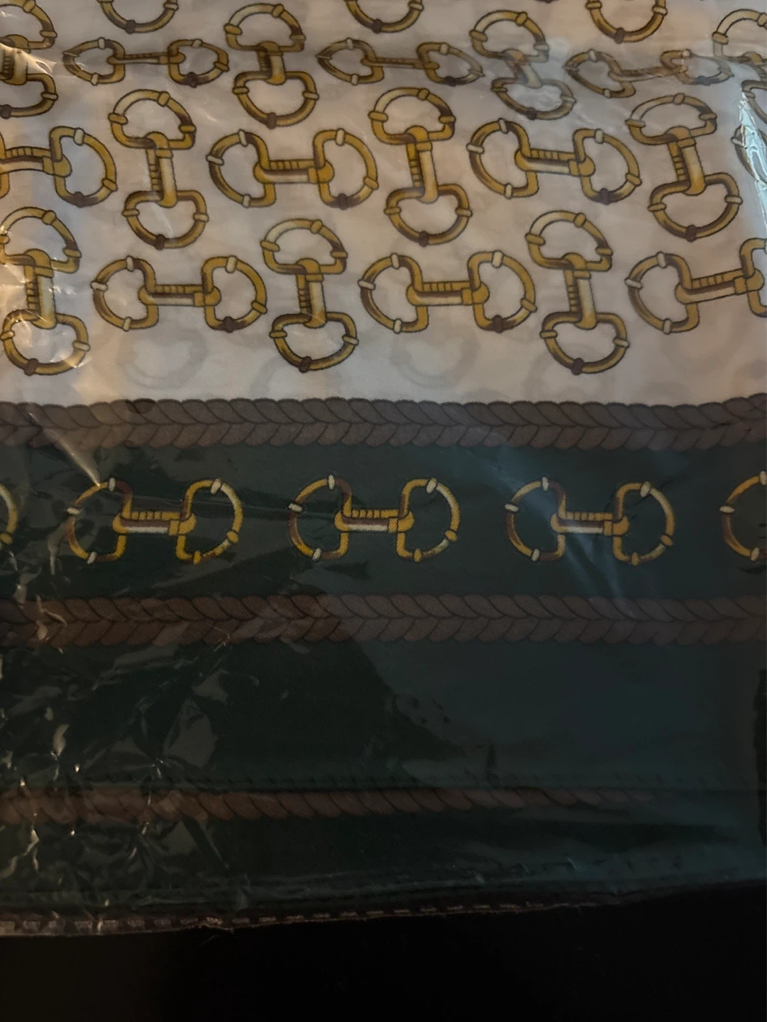 ⚽️ NEW Silklike Scarf with Bit Pattern - photo 5