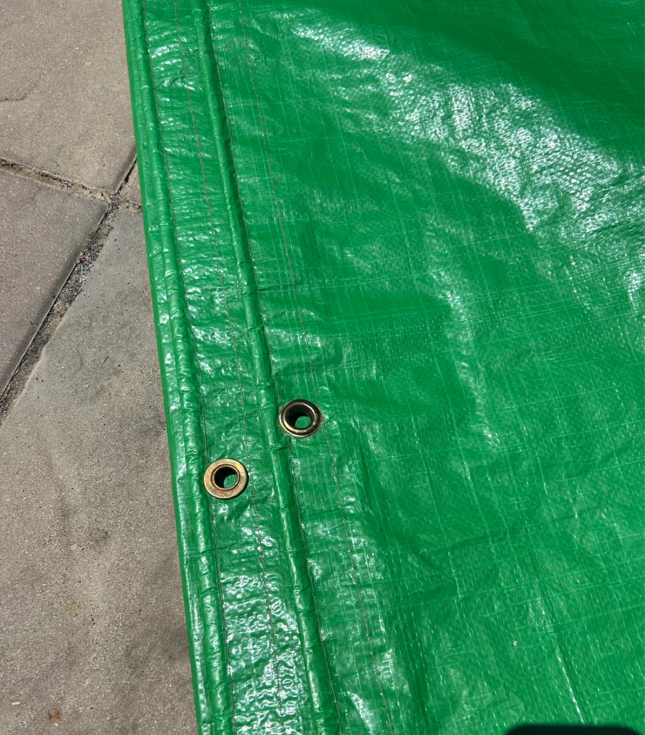 16’ X 20’ Polytuf Tarp and 11 Metal Poles & Pegs - photo 2