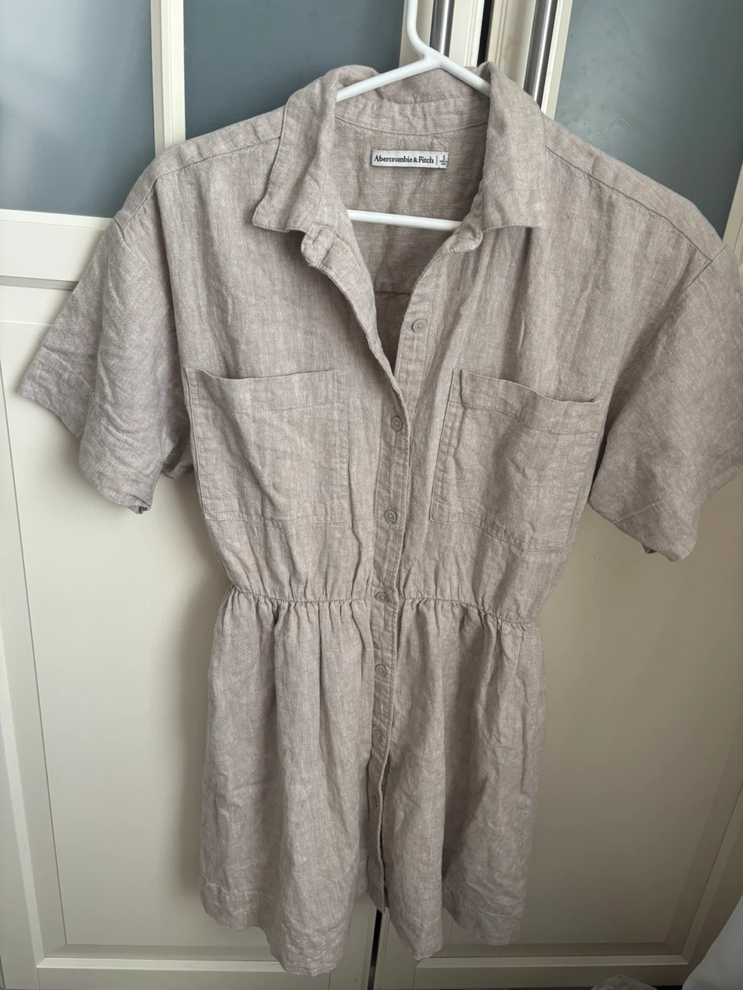 Abercrombie & Fitch Button-Up Mini Dress