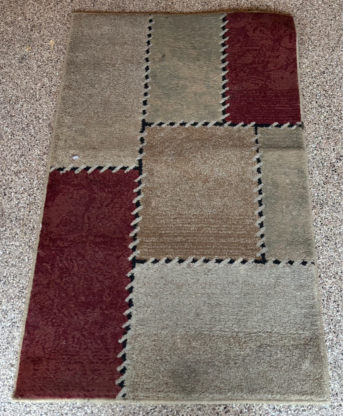 Area Rug - Patchwork Design