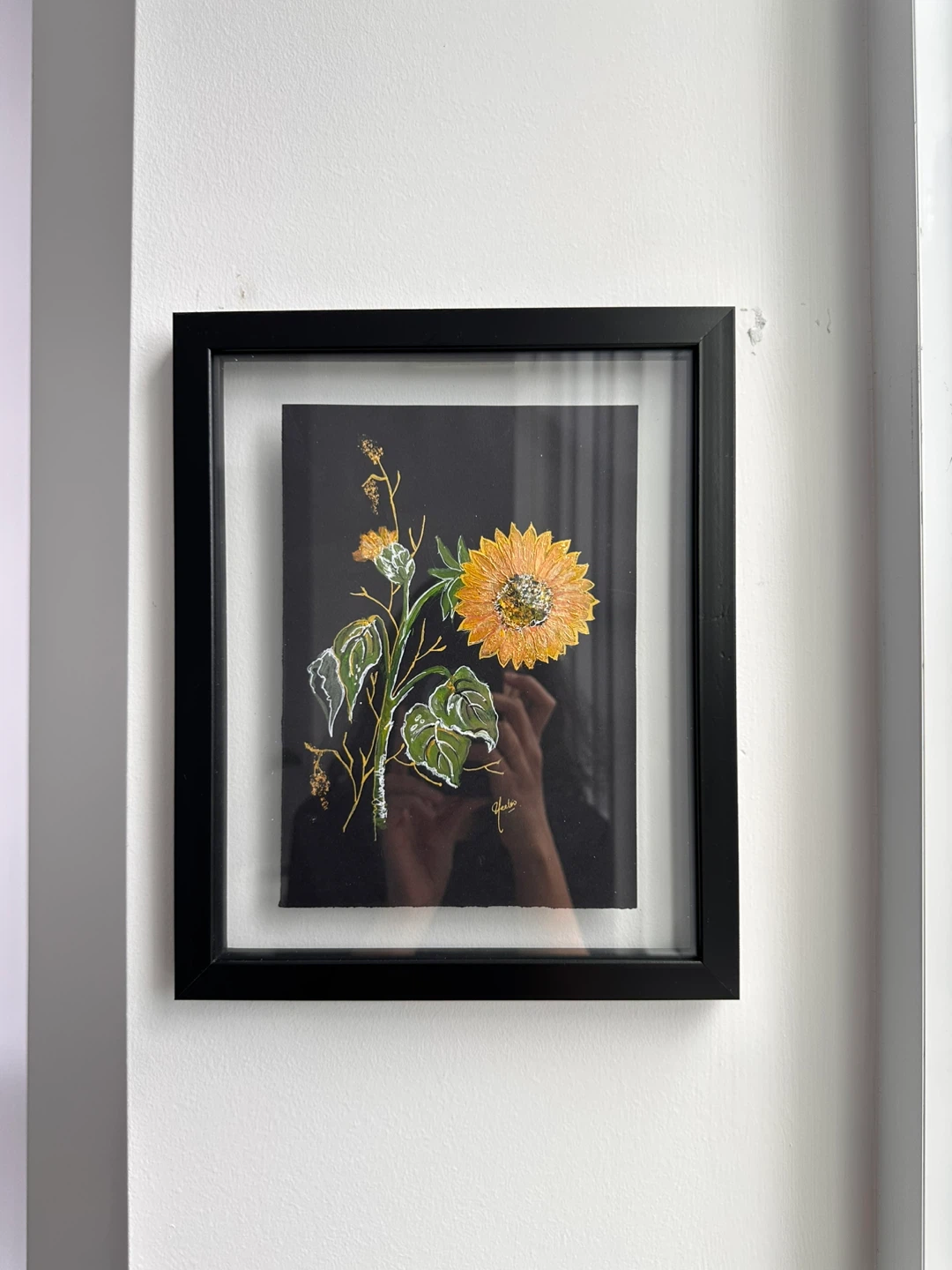 Framed Sunflower Painting - photo 5
