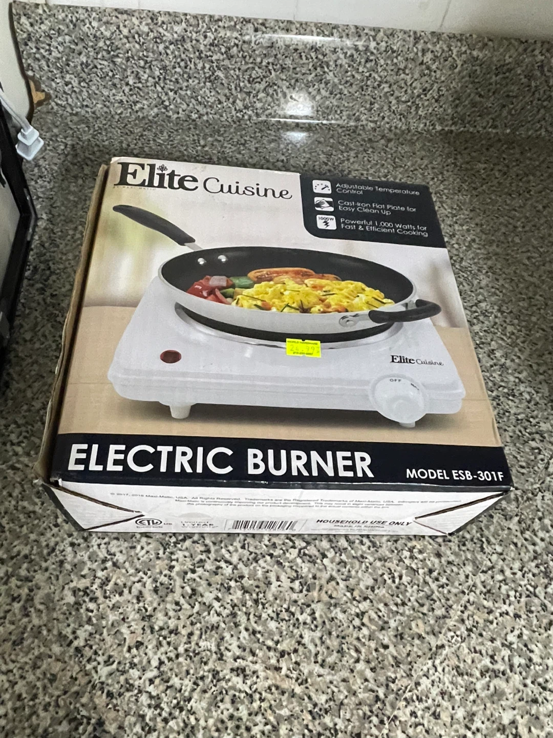 ⚽ Elite Cuisine Electric Burner - photo 3