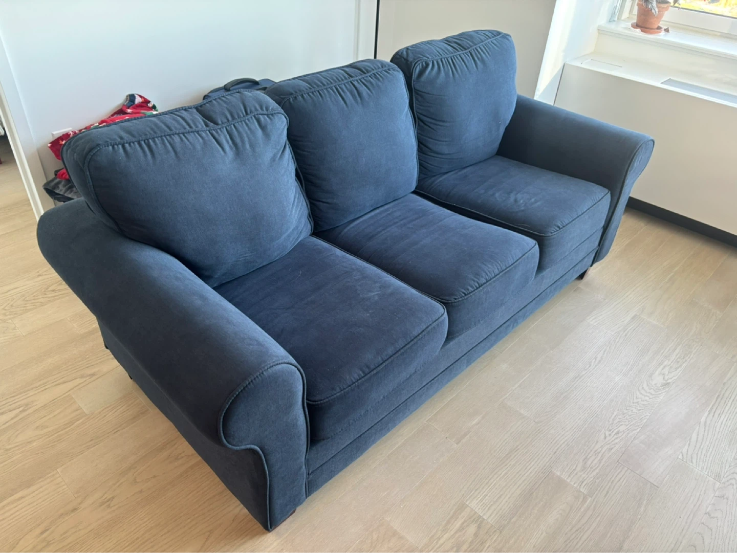 Dark Blue Sofa Bed - photo 2