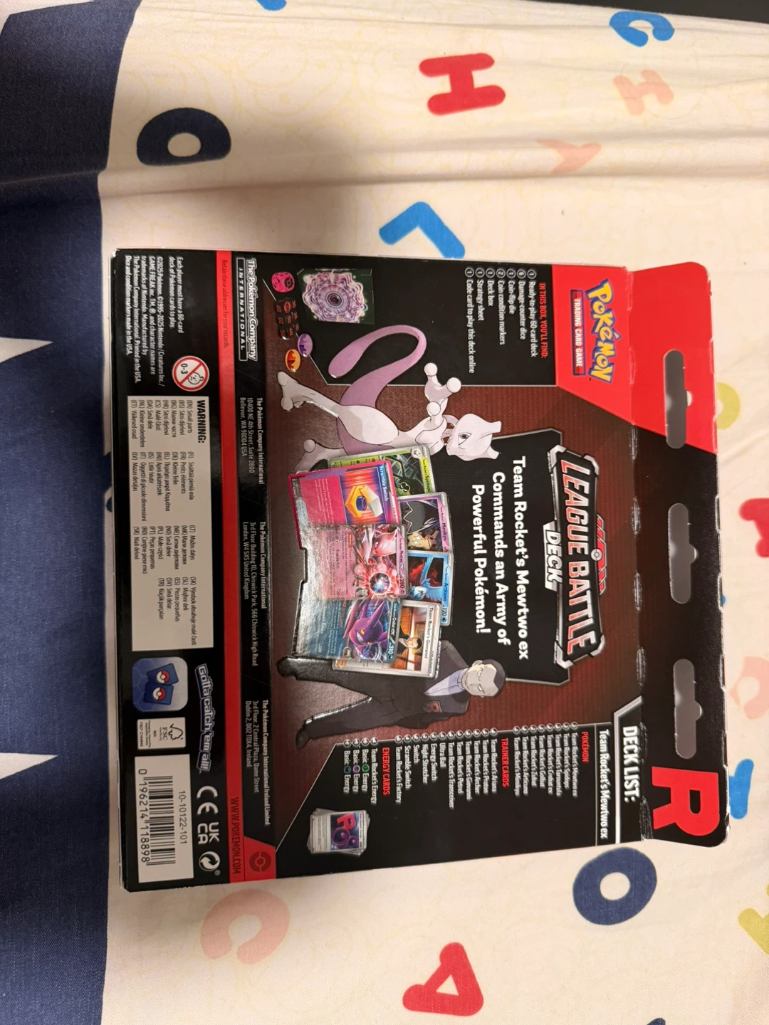 Pokemon TCG League Battle Deck - Team Rocket's Mewtwo ex - photo 2