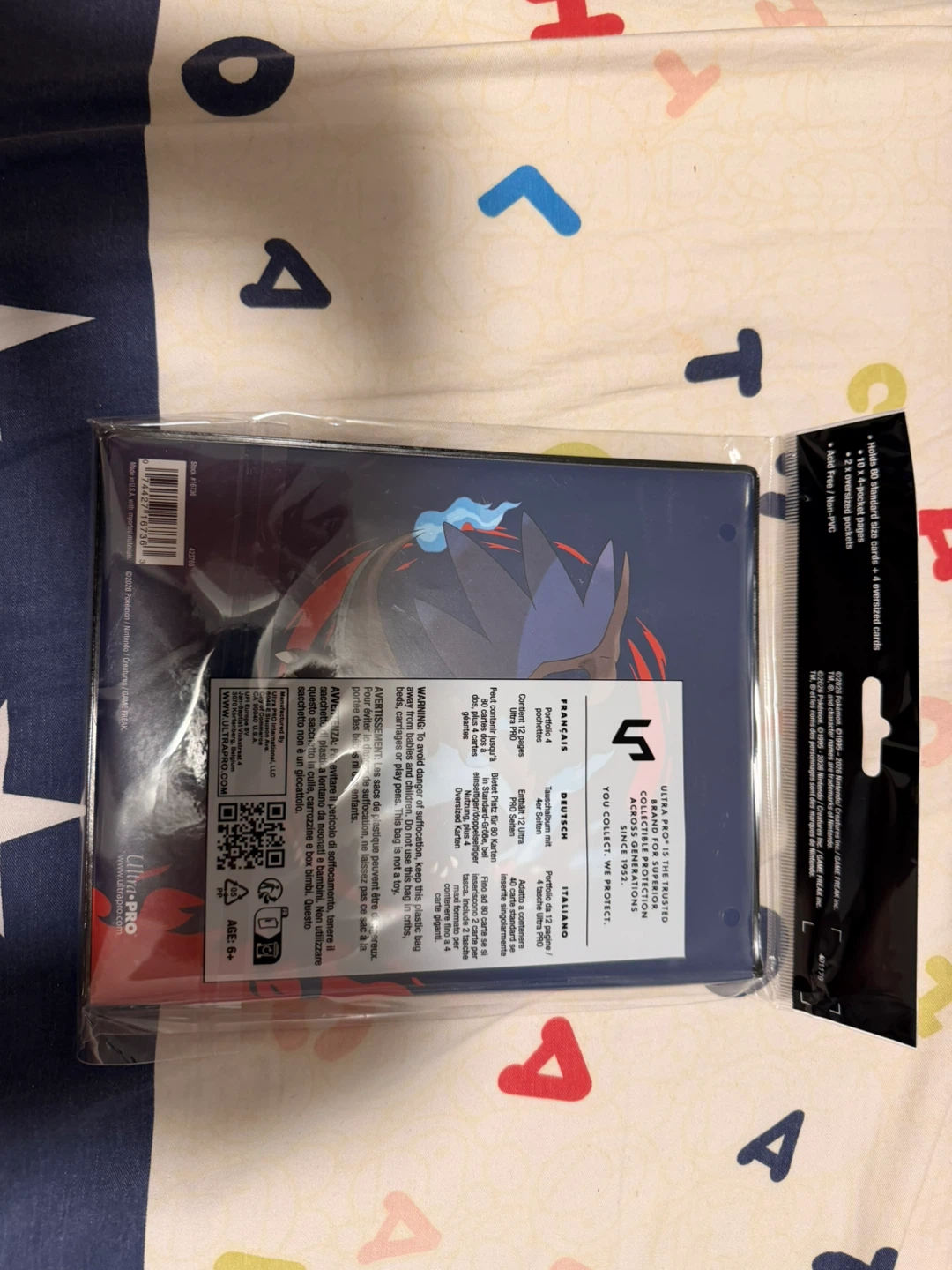 Ultra PRO Pokemon Trading Card Portfolio 4 Pockets - photo 2