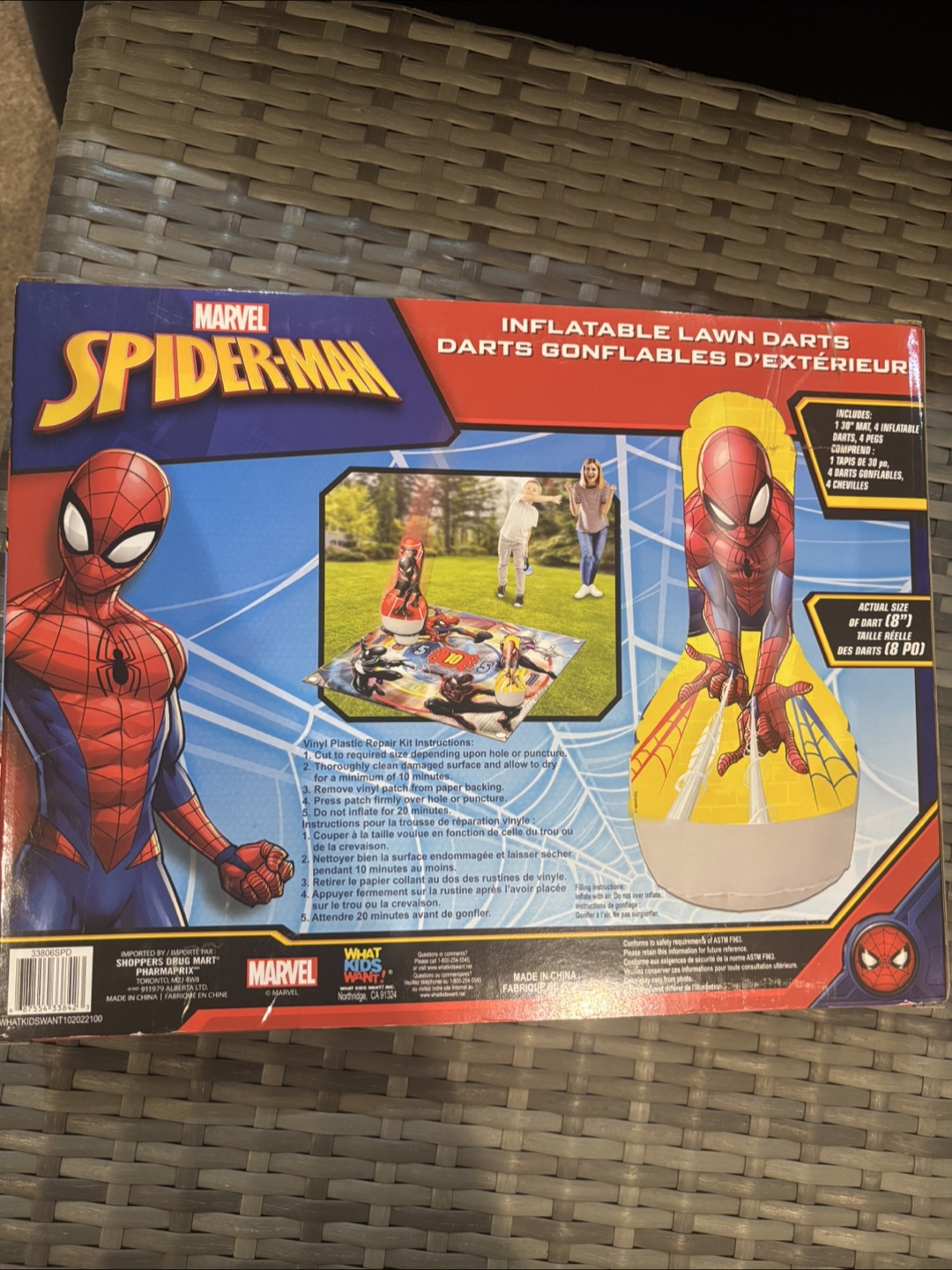 Marvel Spider-Man Inflatable Lawn Darts Game - photo 3