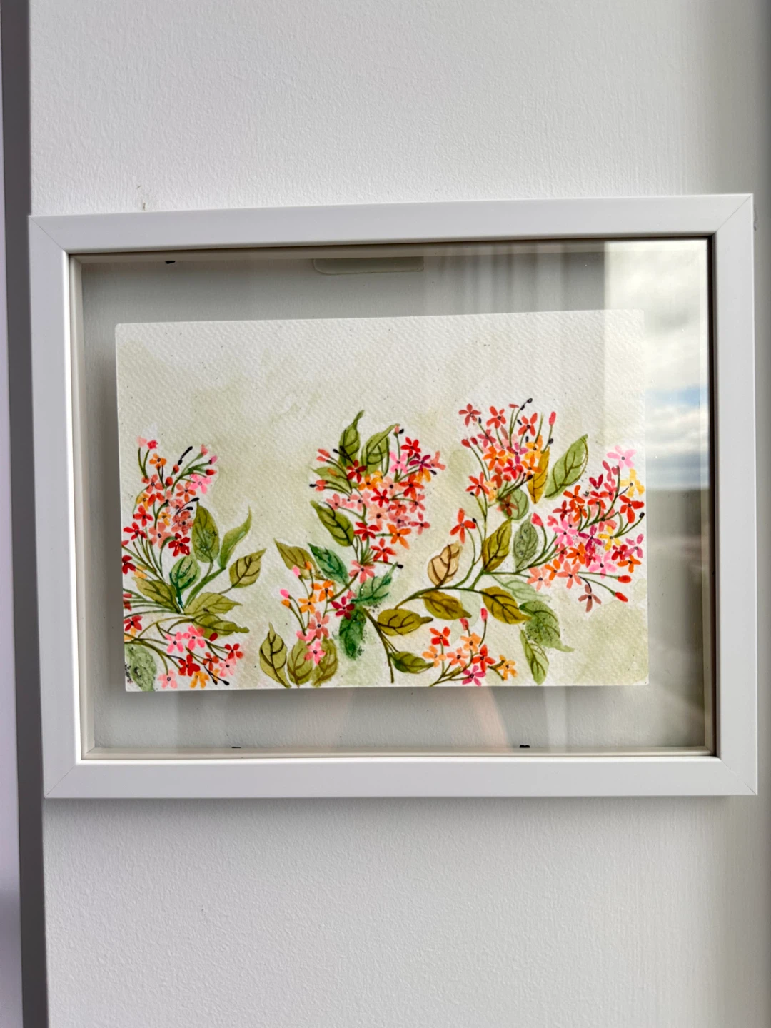 Framed Watercolor Floral Art - photo 4