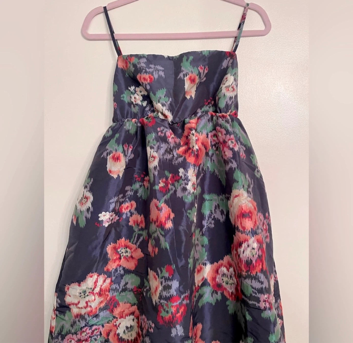 BHLDN Sophia Apron Top Jacquard Midi Dress ⚽ - photo 5