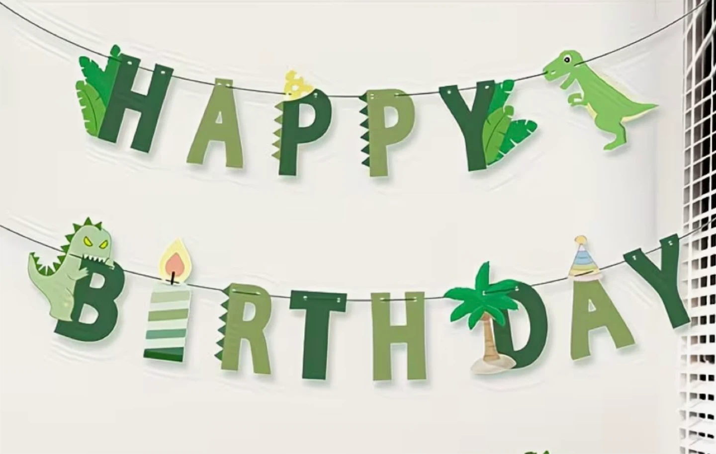 Dinosaur Birthday Party Decor Set - photo 2