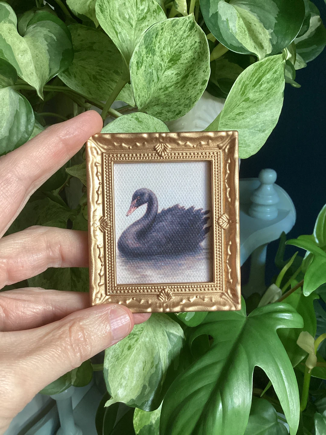 Miniature Artwork Black Swan ⚽️