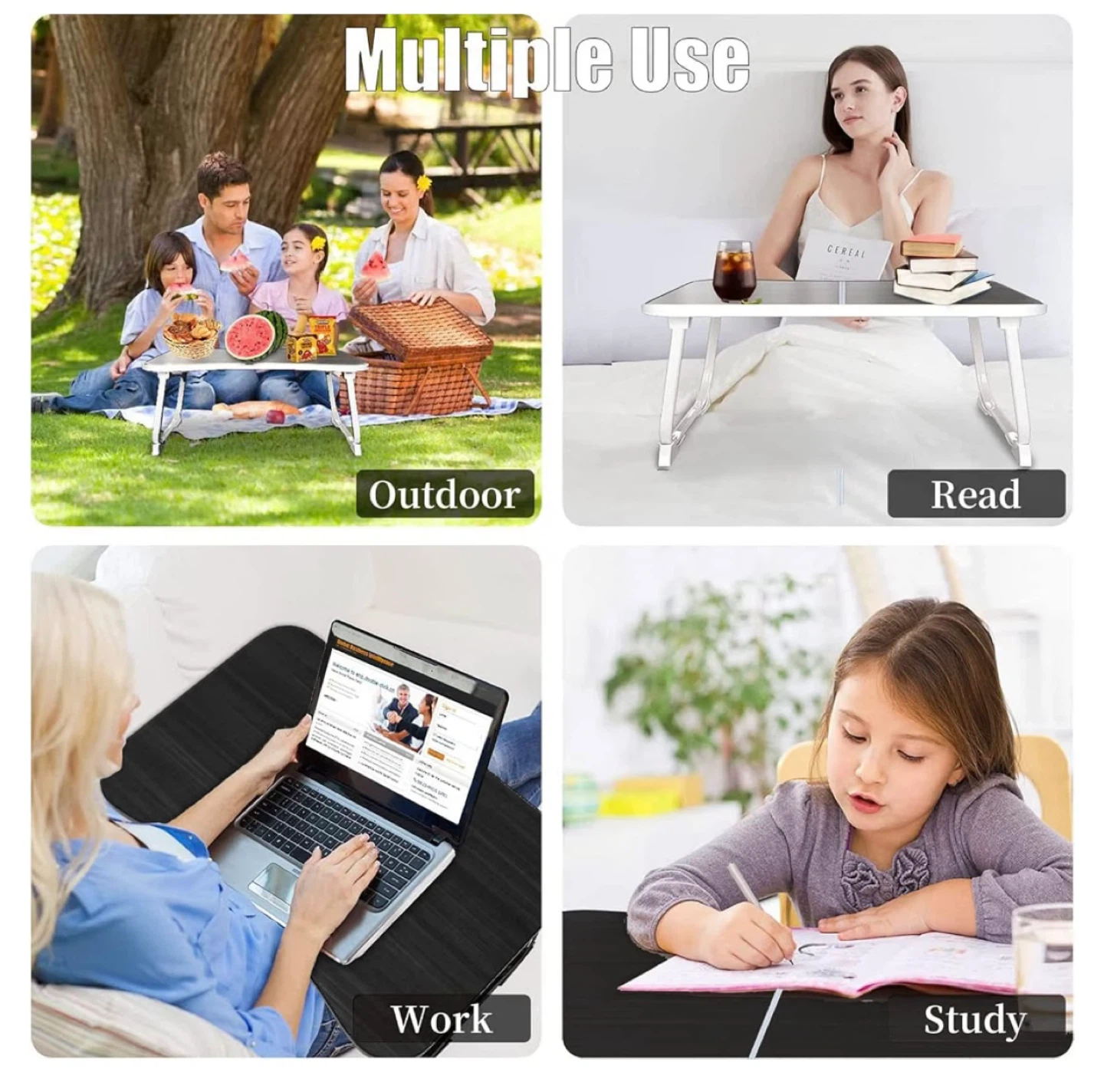 Portable Folding Laptop Table - photo 4