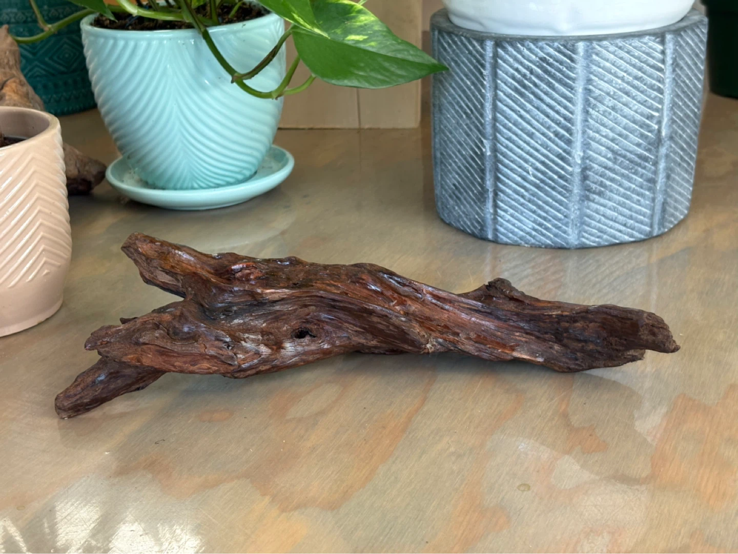 Rustic Wooden Paint Brush Holder - photo 2