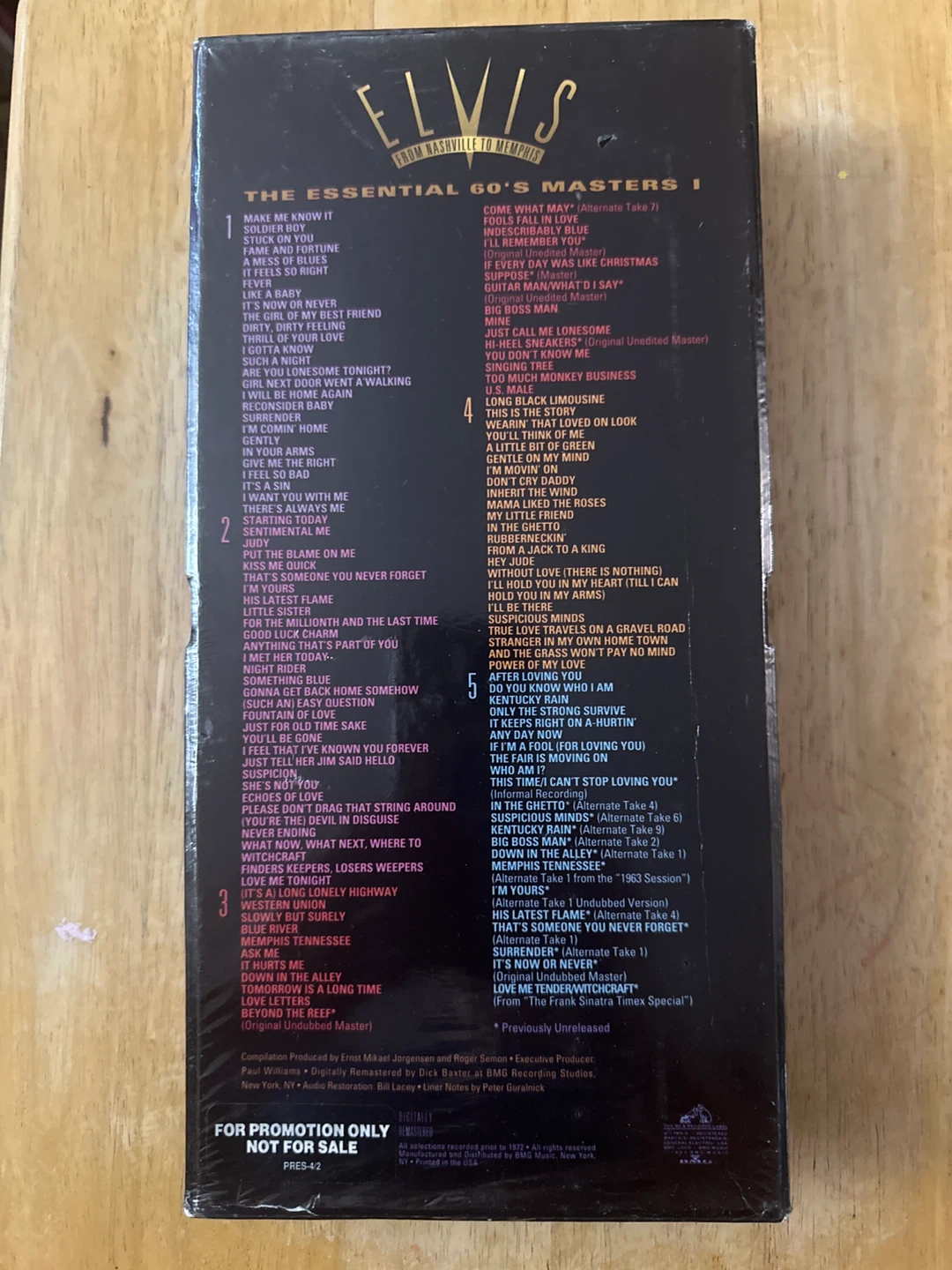 Elvis The Essential 60's Masters I 5 CD Box Set SEALED - photo 2