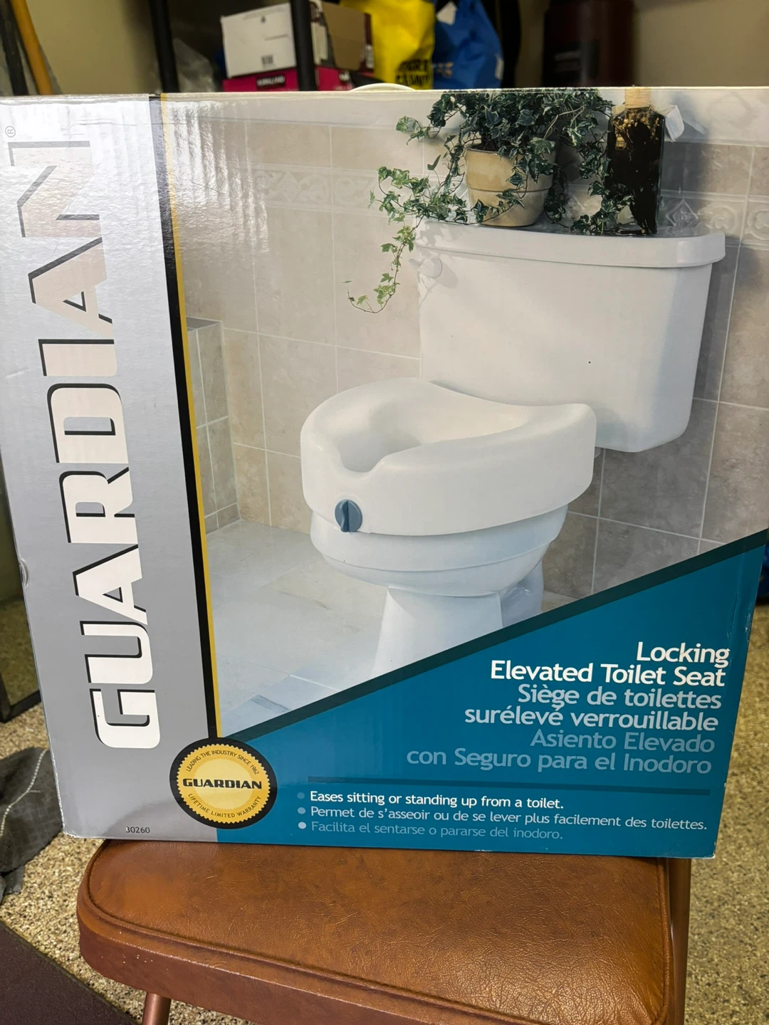 Guardian Locking Elevated Toilet Seat