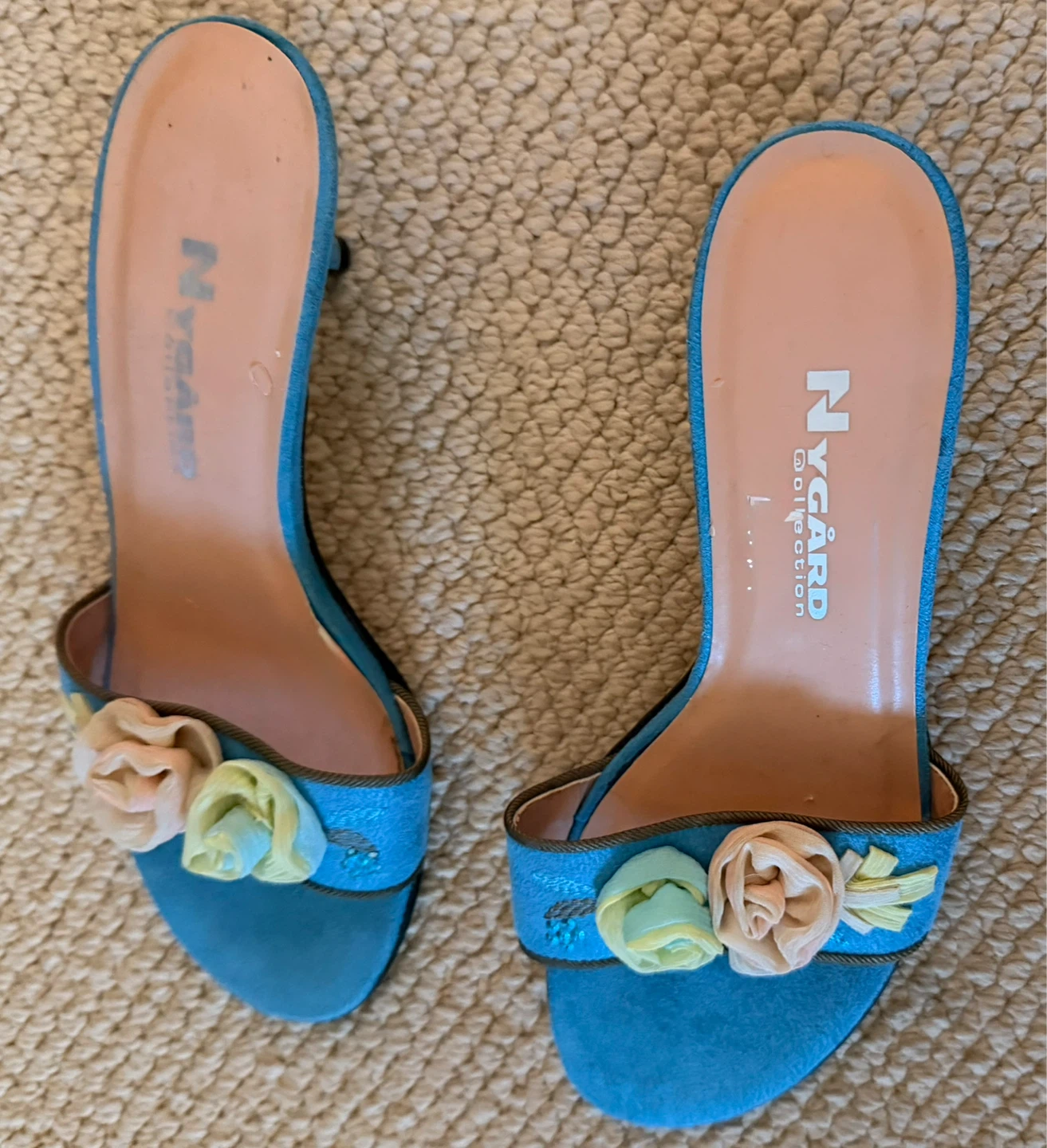 NYGÅRD Collection blue Heeled Sandals ⚽️