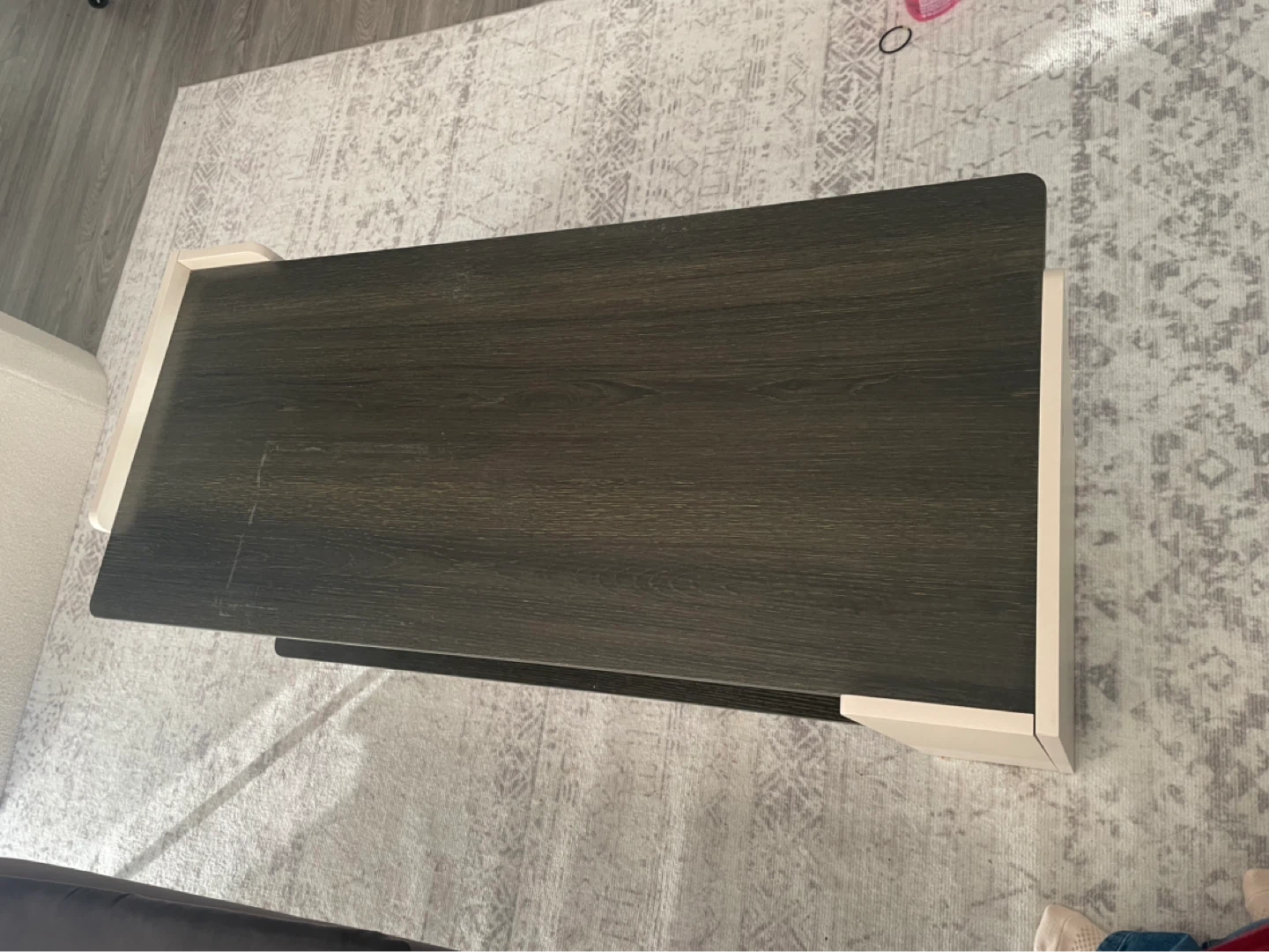 FABATO Coffee Table – Charcoal Black & Beige - photo 2